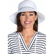 Coolibar Mujer&apos;s White Bucket Hat  UPF 50+  Blocks 98% UVA/UVB  NWT  eb-86861883
